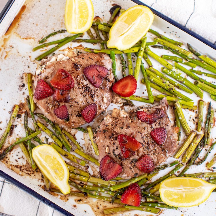 Picture of Feta-Stuffed Pork Chops 